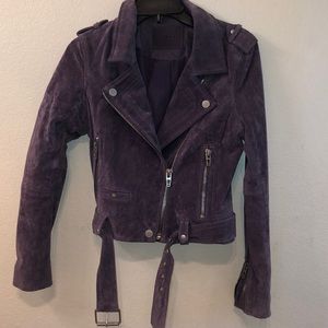 Blank NYC suede moto jacket